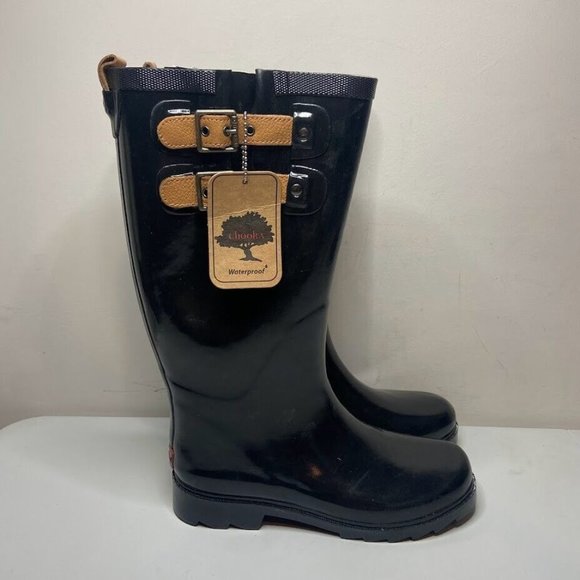 Chooka Top Solid Waterproof Rain Boots 